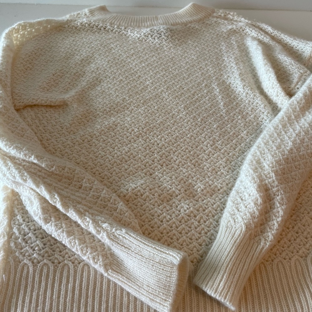 Joie cream crewneck sweater